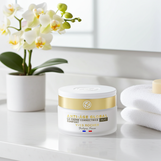 Anti-Âge Global – La Crème Correctrice Nuit Confort (Yves Rocher)