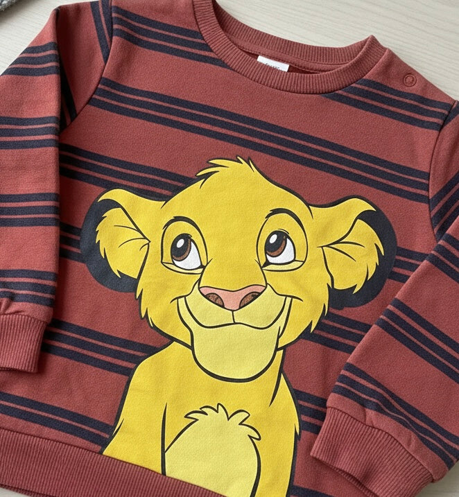 Sweat Simba "Le Roi Lion" Disney - 12 Mois