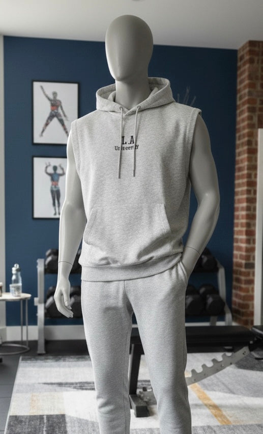 Sweat à Capuche Sans Manches