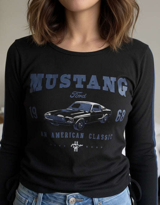 Top Manches Longues Ford Mustang "American Classic"
