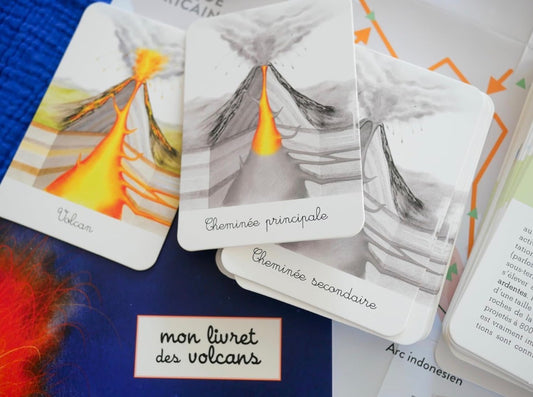 🌋 Mon Coffret Montessori : Les Volcans