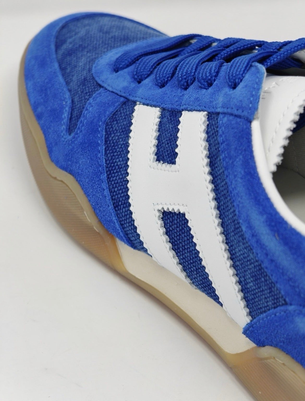 Hogan Allacciato - Sneakers Luxe en Daim Bleu