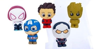 Figurines Marvel - Set de 5 Gommes