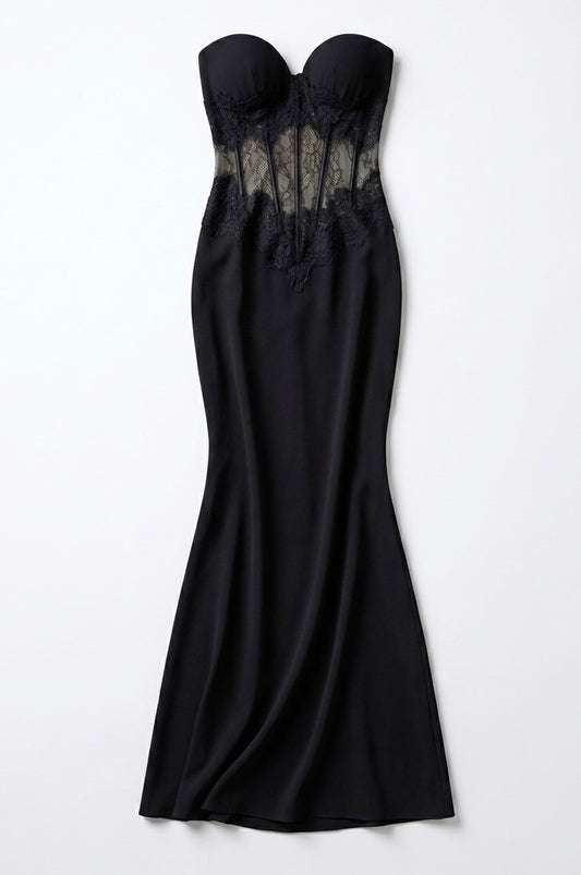 Robe Maxi "Dark Night" Style Corset – Fashion Nova
