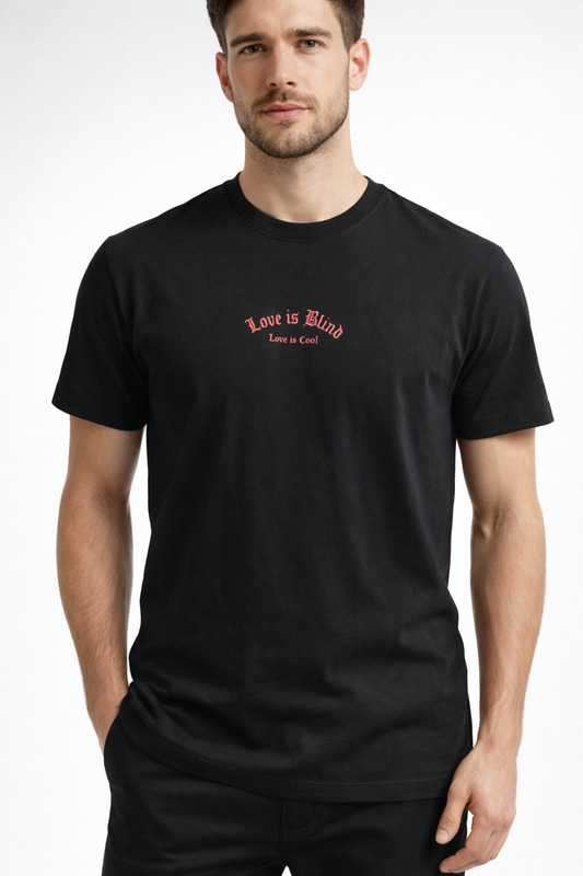 T-shirt "Love is Blind" Noir