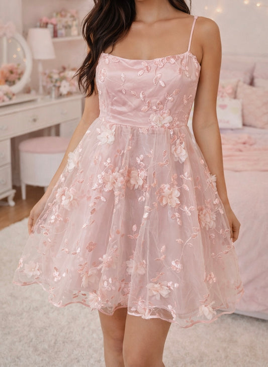 Robe "Blush Floral" à Appliques 3D Windsor