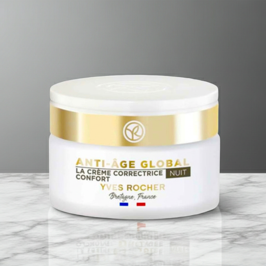 Anti-Âge Global – La Crème Correctrice Nuit Confort (Yves Rocher)
