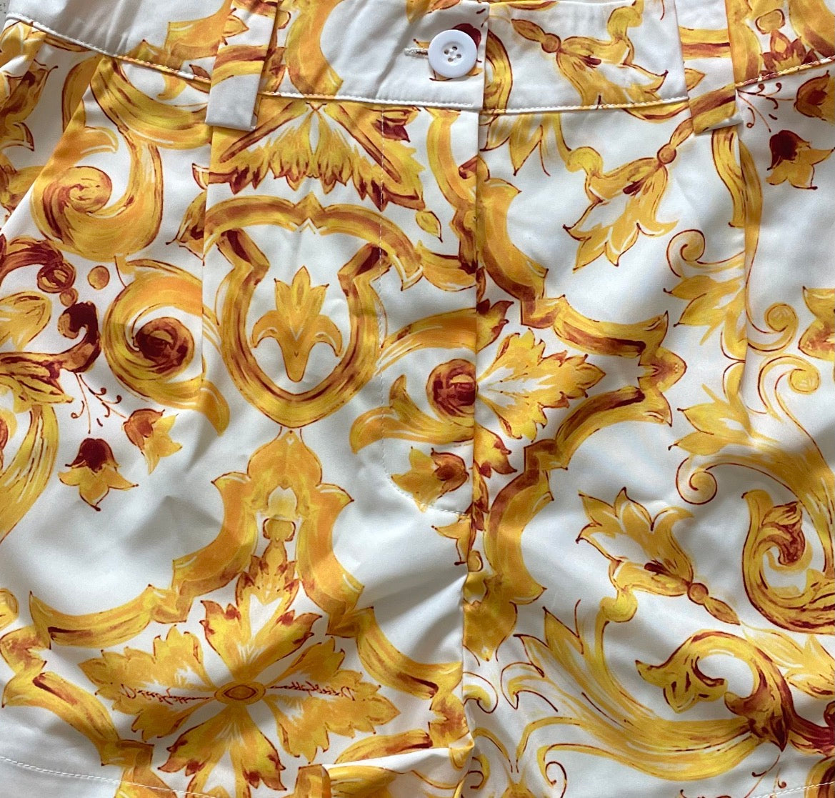 Short Fluide Imprimé Baroque Glam Glitz