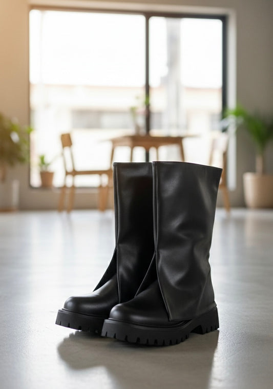 Bottes Montantes Style "Gaiter" – Marque Dame Rose