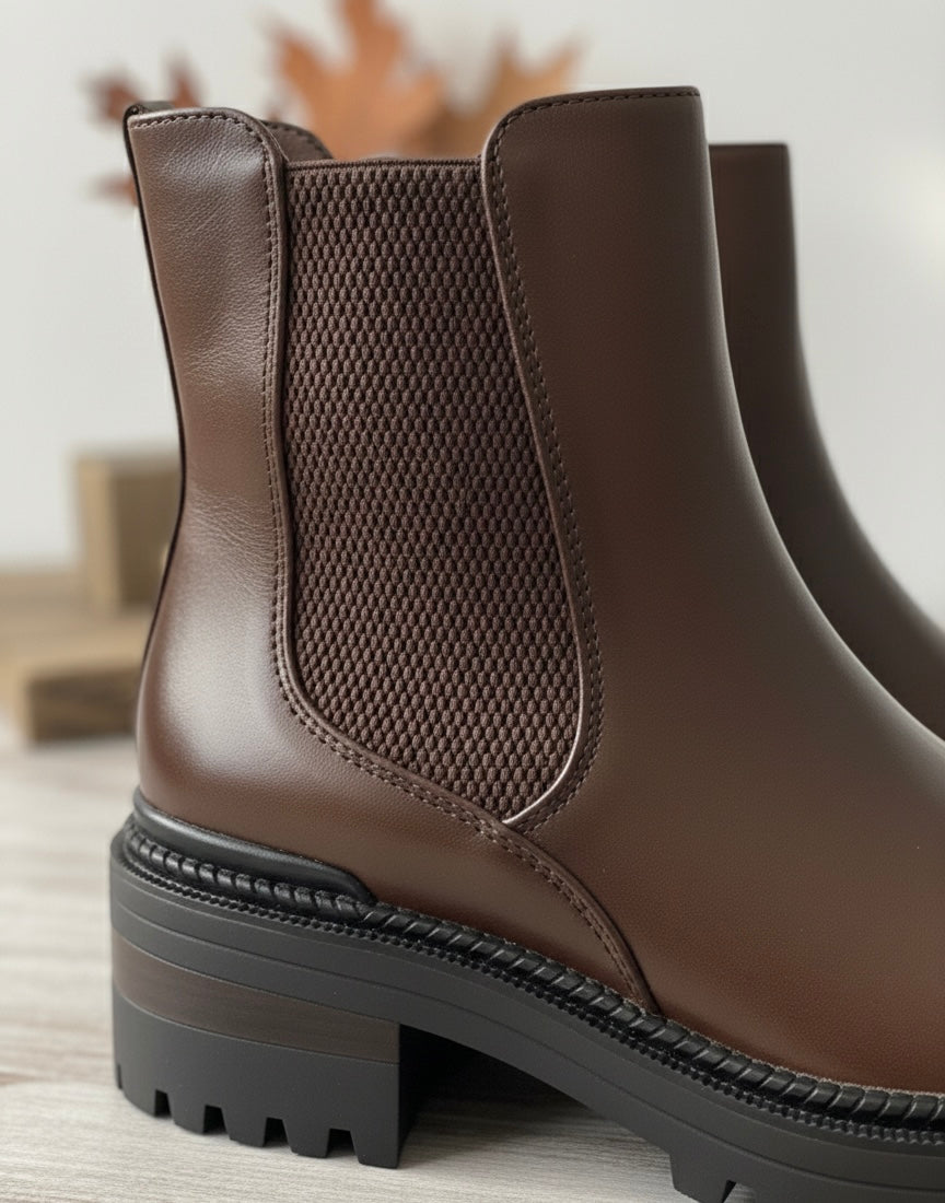 Bottines Chelsea à Semelles Crantées