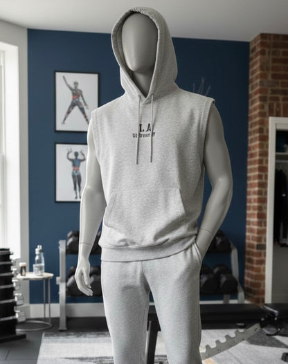 Sweat à Capuche Sans Manches
