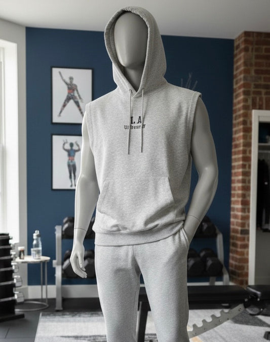 Sweat à Capuche Sans Manches