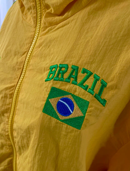 Veste Coupe-Vent "Brazil" Style Vintage Jennyfer