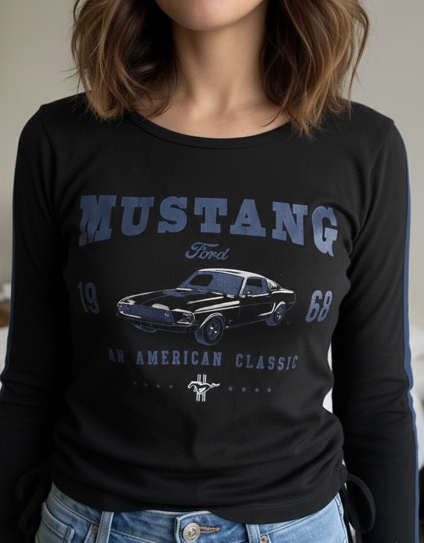 Top Manches Longues Ford Mustang "American Classic"