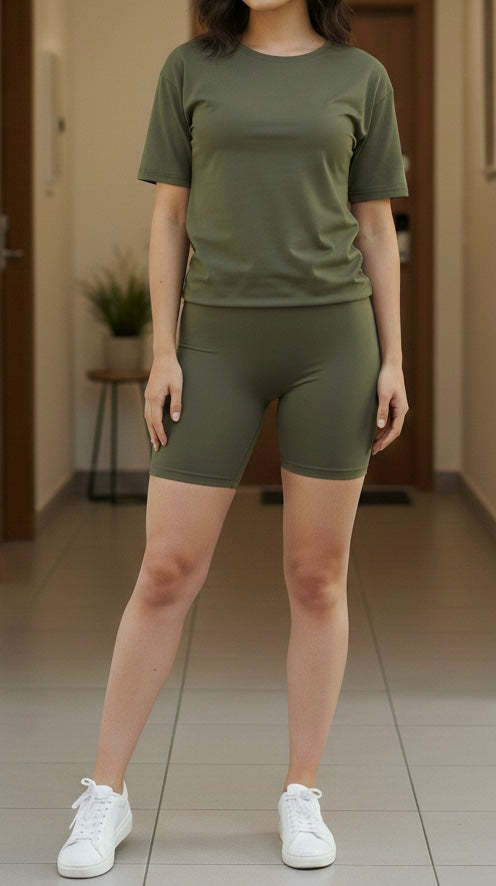 Ensemble 2 pièces "Weekend Vibes" Fashion Nova Olive