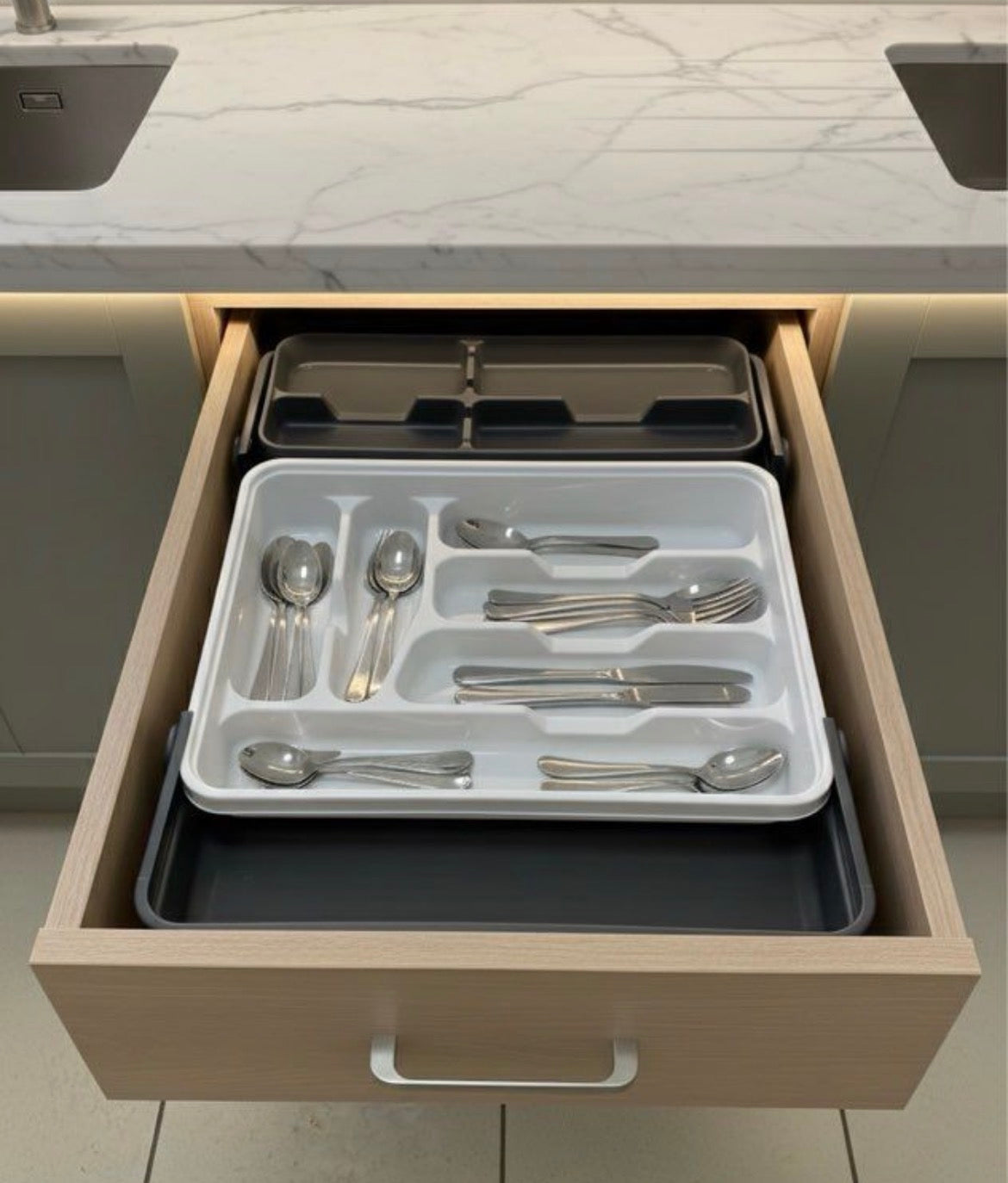 Range-Couverts Extensible & Modulable Joseph Joseph – Modèle DrawerStore