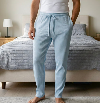 Pantalon Côtelée Bleu Ciel NOVAMEN