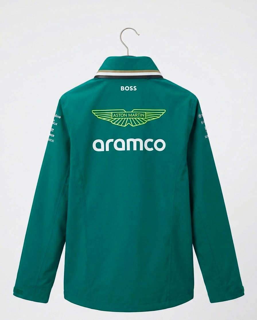 Veste Officielle Aston Martin Aramco F1 Team 2024 - Édition BOSS