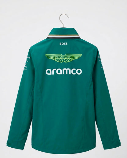 Veste Officielle Aston Martin Aramco F1 Team 2024 - Édition BOSS