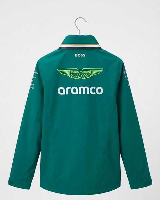 Veste Officielle Aston Martin Aramco F1 Team 2024 - Édition BOSS