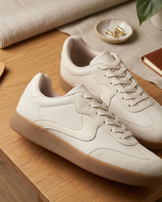 Baskets Basses Beige/Crème