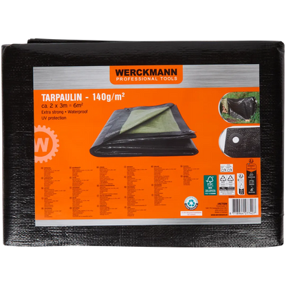 Bâche de Protection Ultra-Résistante Werckmann - 2 x 3 m (6 m²)
