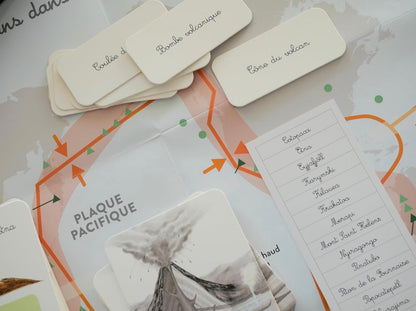 🌋 Mon Coffret Montessori : Les Volcans