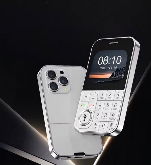 Mini Téléphone Portable V10 – Format « Card Phone » Ultra-Compact