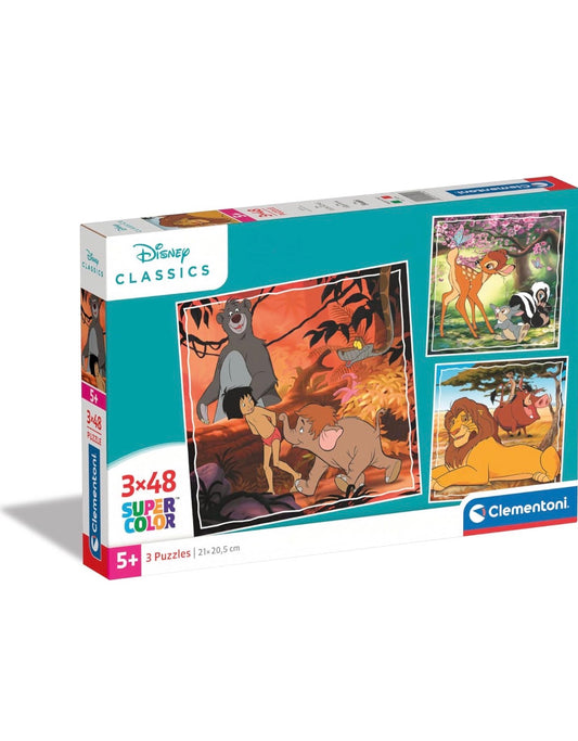 🧩 Coffret 3 Puzzles Disney Classics