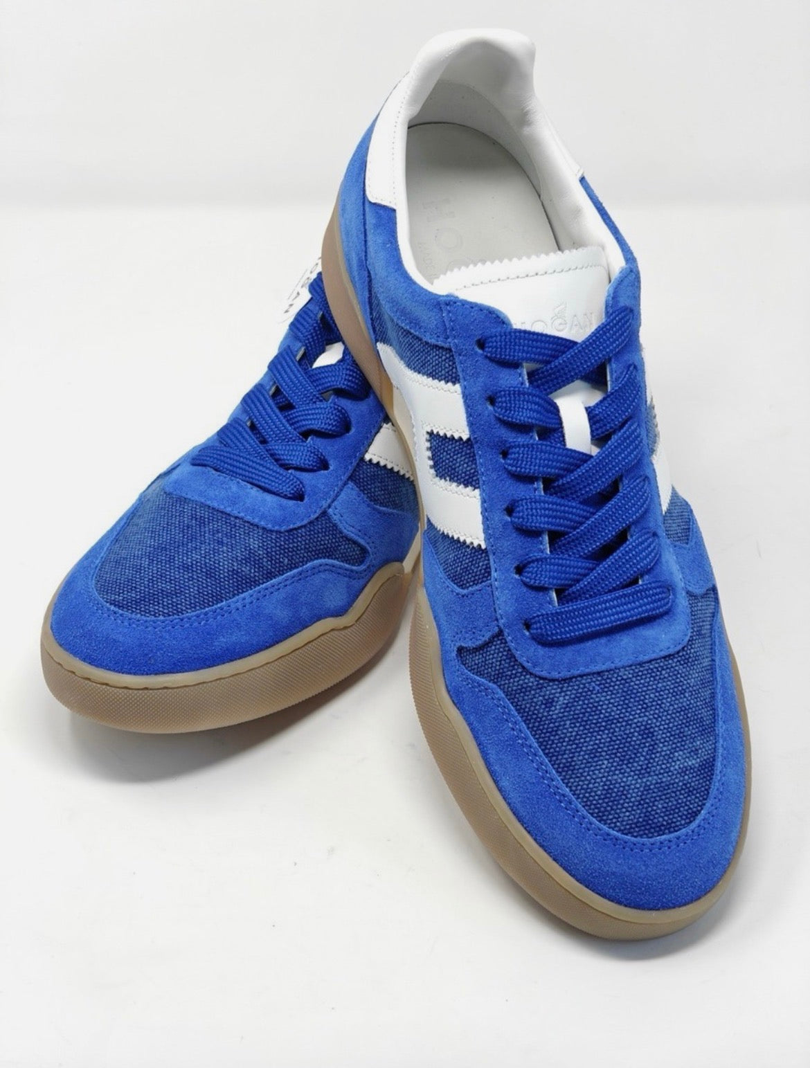 Hogan Allacciato - Sneakers Luxe en Daim Bleu