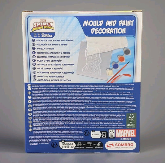 Kit créatif Spidey et ses incroyables amis - Moule et Peinture