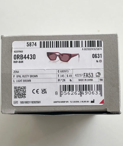 Lunettes de soleil Ray-Ban Zena RB4430 – Opal Rusty Brown