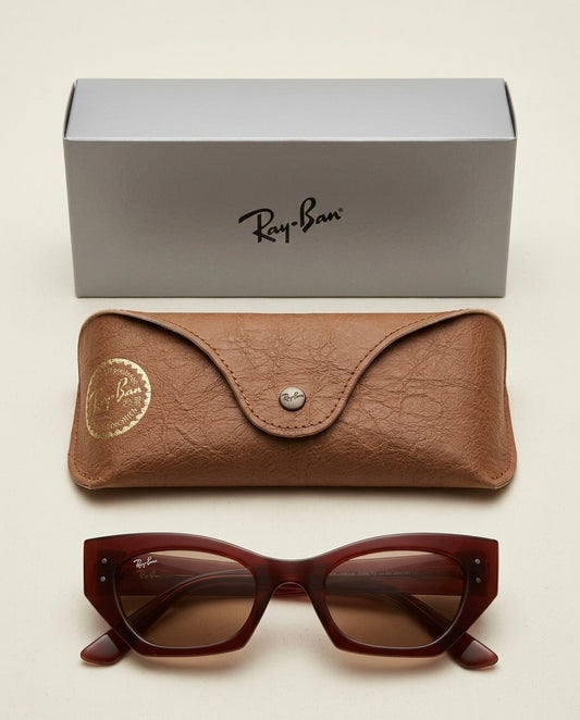 Lunettes de soleil Ray-Ban Zena RB4430 – Opal Rusty Brown