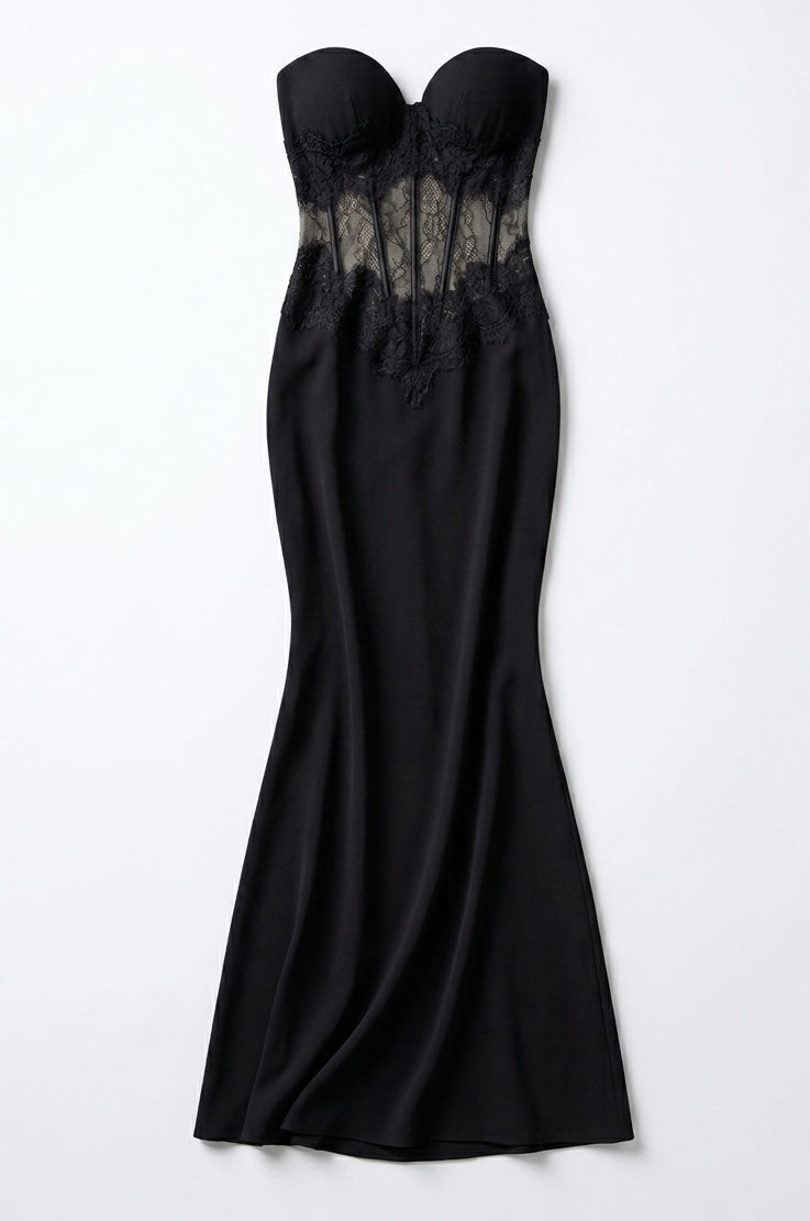 Robe Maxi "Dark Night" Style Corset – Fashion Nova