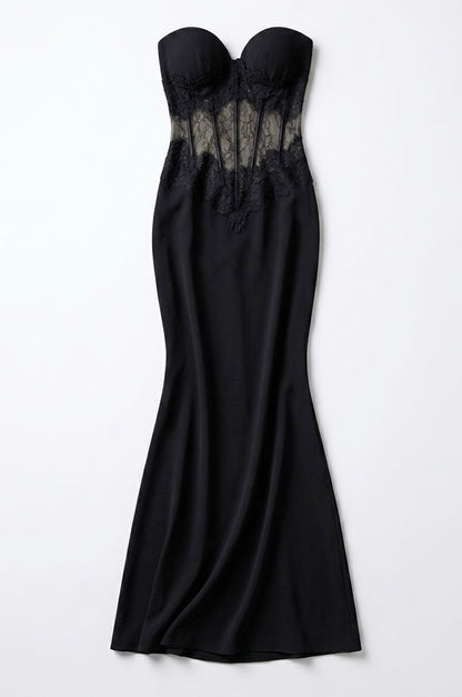 Robe Maxi "Dark Night" Style Corset – Fashion Nova