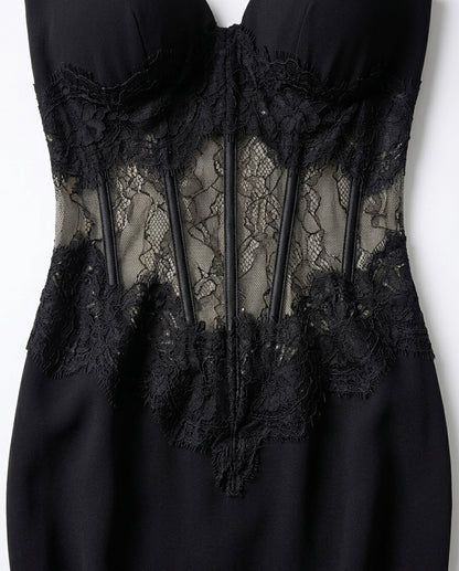 Robe Maxi "Dark Night" Style Corset – Fashion Nova