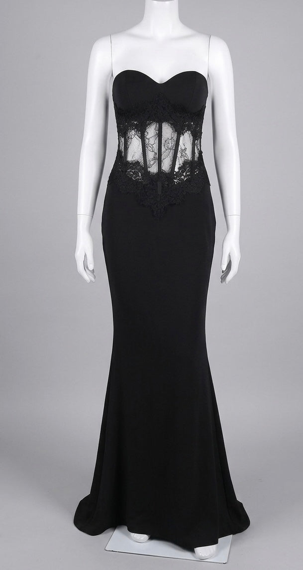 Robe Maxi "Dark Night" Style Corset – Fashion Nova