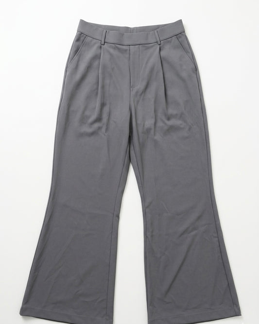 Pantalon Flare Fluide HALARA – Gris Anthracite