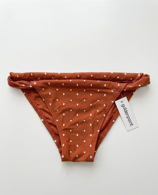Bas de Maillot de Bain Goldenpoint - Terracotta à Pois
