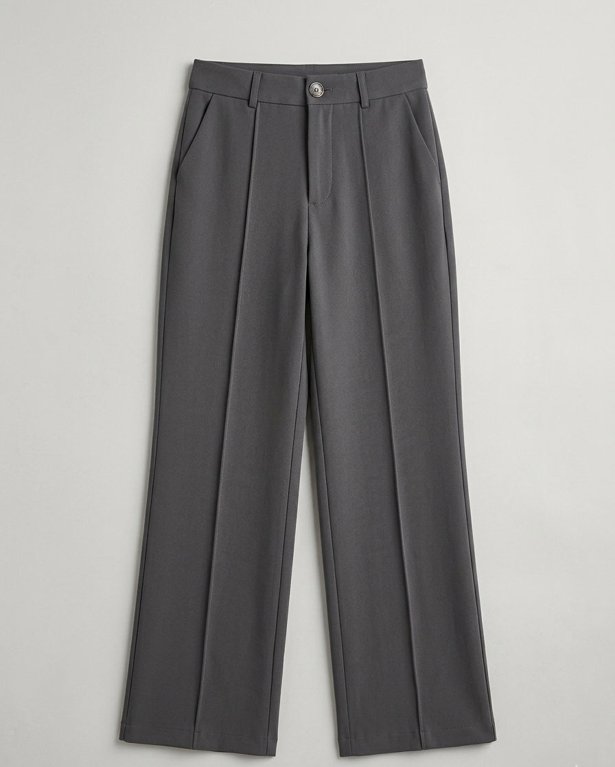 Pantalon Large "Heidi" Fashion Nova - Gris Anthracite - Gamme TALL