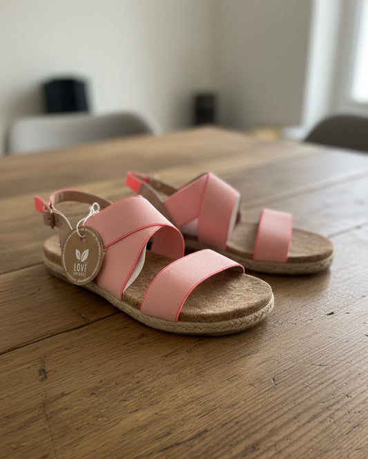 Sandales plates de style "espadrille" Love Our Planet