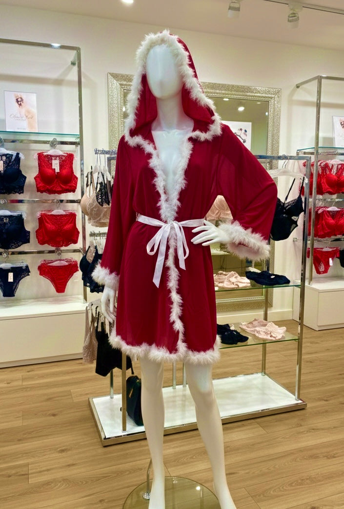 Robe de Chambre a Capuche "Mère Noël" - 38/40