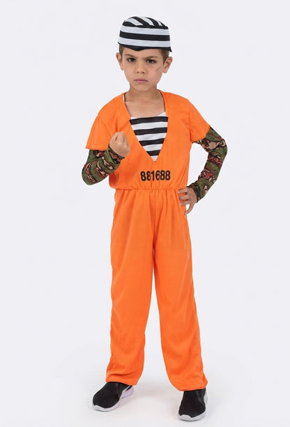Déguisement Prisonnier Américain "Orange is the New Black"