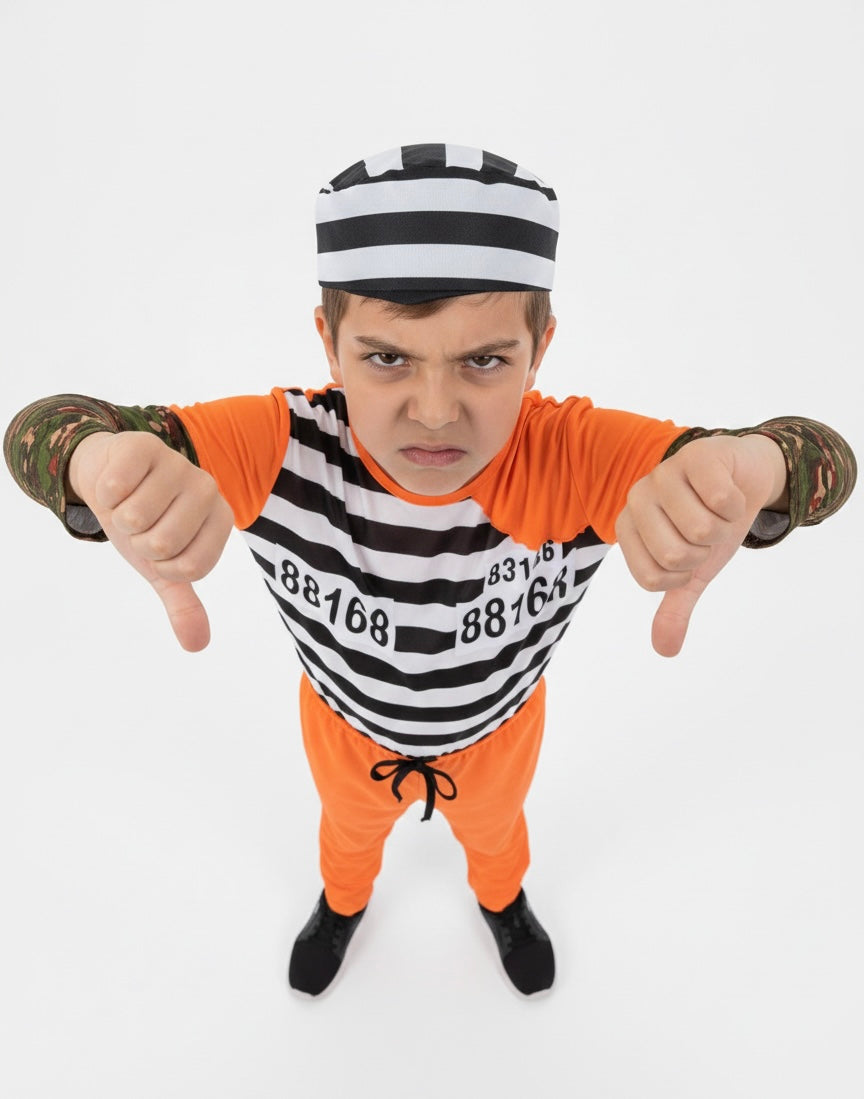 Déguisement Prisonnier Américain "Orange is the New Black"